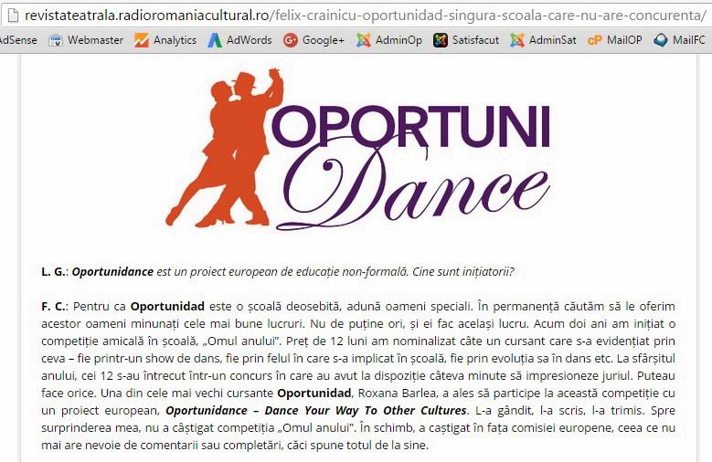 Oportunidance Project